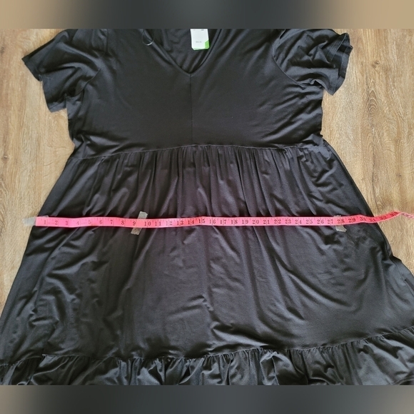 Penningtons Plus Black Dress V Neck 2X NWT #773 - Picture 12 of 14